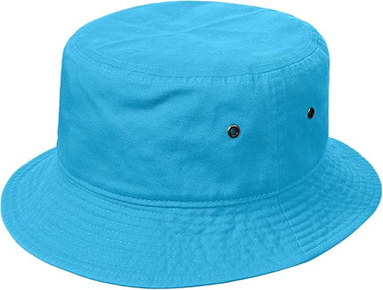 Falari Men Women Unisex Cotton Bucket Hat 100% Cotton Packable for Travel Fishing Hunting Summer Camp