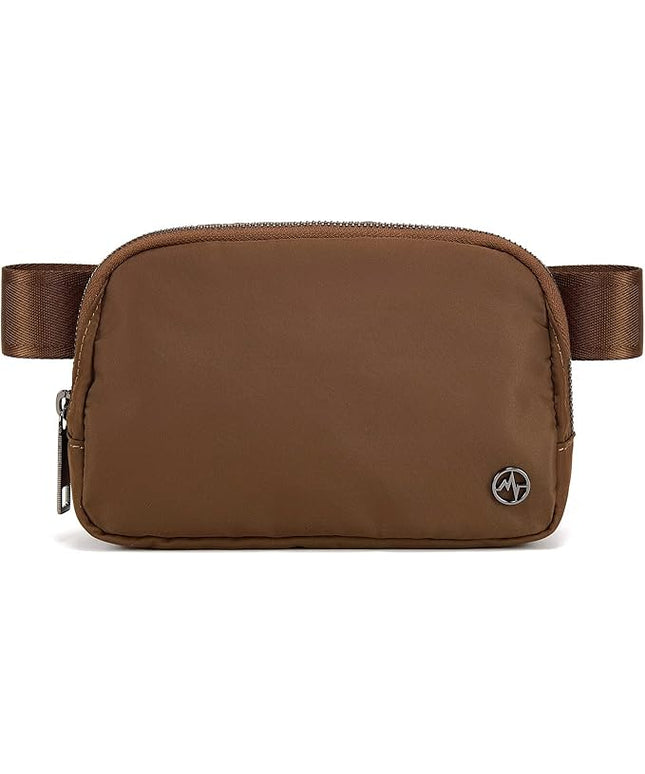 Pander Cross Body Fanny Pack for Women, Fashion Waist Packs, Crossbody Bags, Belt Bag with Adjustable Strap (Coca Mocha).