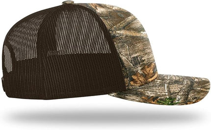 Richardson 112 Trucker Hat - Premium Adjustable Snapback Hat - Structured Six Panel Richardson Blank Caps