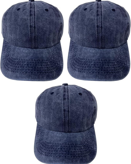 Roytrense Unisex 100% Cotton Washed Low Profile Dad Hat - Adjustable Baseball Cap for Outdoor Activities