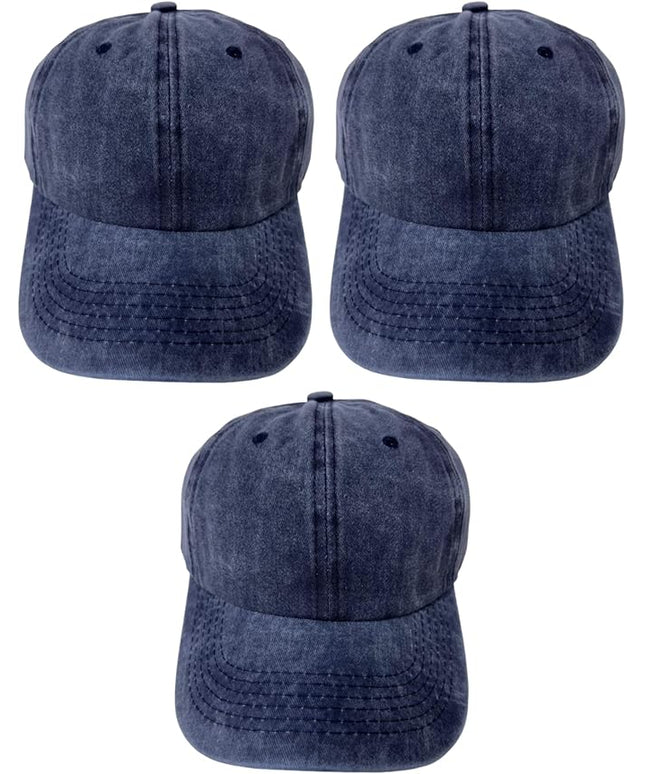 Roytrense Unisex 100% Cotton Washed Low Profile Dad Hat - Adjustable Baseball Cap for Outdoor Activities