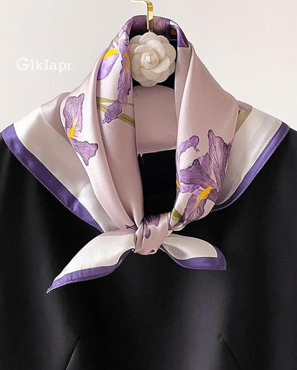 Satin Bandana Headscarf for Women Silky Hair Scarves for Fashion Lightweight