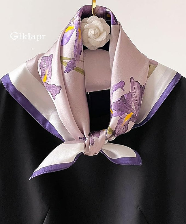 Satin Bandana Headscarf for Women Silky Hair Scarves for Fashion Lightweight