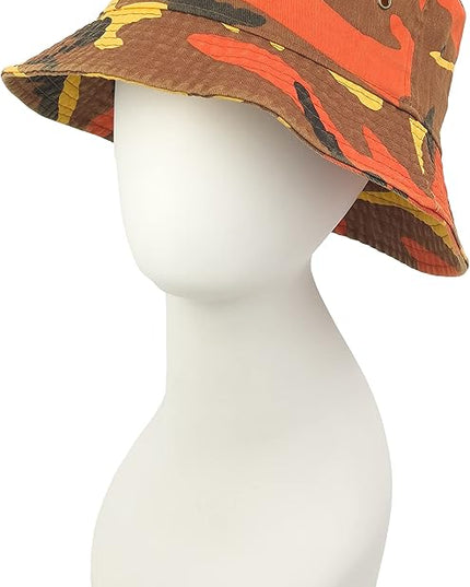 Utmost Bucket Hat 100% Cotton & Denim Lightweight Packable Outdoor Summer Beach Fishing Sun Hat