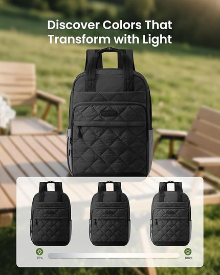 LOVEVOOK Travel Backpack for Women, 17 Inch Quilted laptop Backpack With Pouch Pocket for Large Capacity Cup, Large Capacity Work Bag College Bookbag, Carry On Personal Item Bag