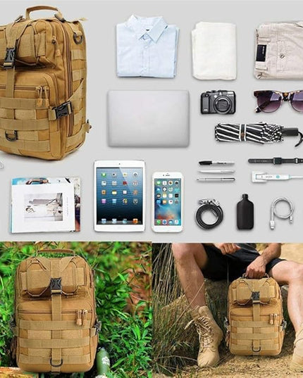 HAOMUK Tactical Sling Bag Pack Military Rover Shoulder Sling Backpack EDC Molle Assault Range Bag