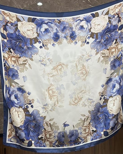 Headscarf Large Square Scarf 35" Fashion Scarves Silk Feeling Hair Wrapping Scarfs Hairscarf BA16