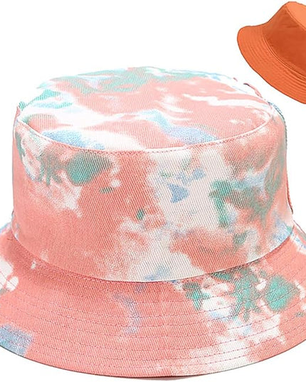 XYIYI Cute Bucket Hat Beach Fisherman Hats for Women, Reversible Double-Side-Wear