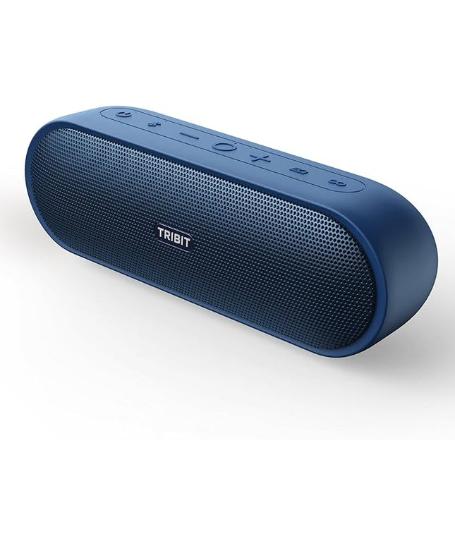 Tribit Portable Bluetooth Speaker XSound Plus 2, Wireless Speaker 30W with XBass, IPX7 Waterproof, 24-Hour Playtime, Stereo Sound, Built-in Mic, Bluetooth 5.3 for Party, Car, Travel(Blue)