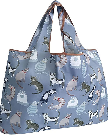 allydrew Large Foldable Tote Nylon Reusable Grocery Bags