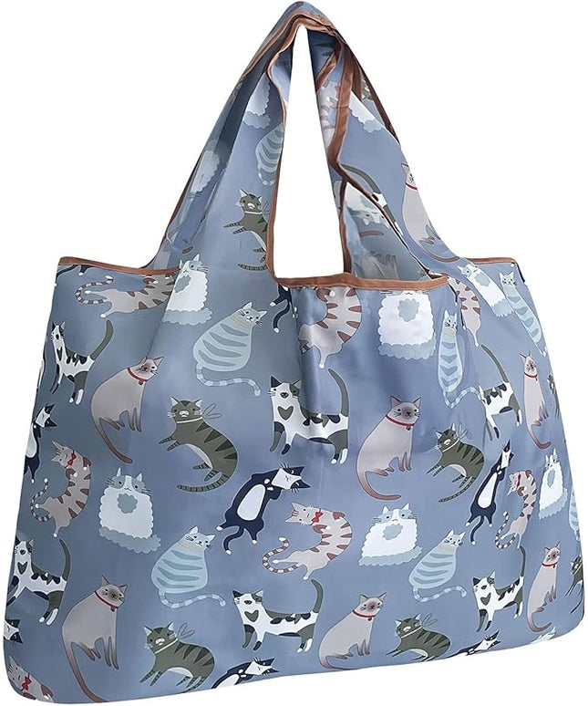 allydrew Large Foldable Tote Nylon Reusable Grocery Bags