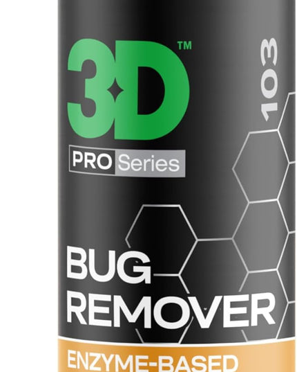 3D Bug Remover - All Purpose Exterior Cleaner & Degreaser to Wipe Away Bugs on Plastic, Rubber, Metal, Chrome, Aluminum, Windows & Mirrors, Suitable for use on Car Paint, Wax & Clear Coat