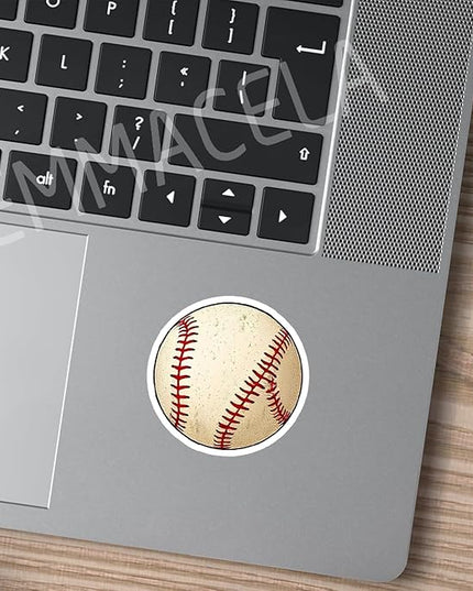 (3PCS) Baseball Sticker, Sport Stickers - Waterproof Vinyl Decal for Laptop, Water Bottle, Tumbler, Scrapbook, Helmet, Gift for Baseball Lovers, Baseball Team Size 3" x 3"