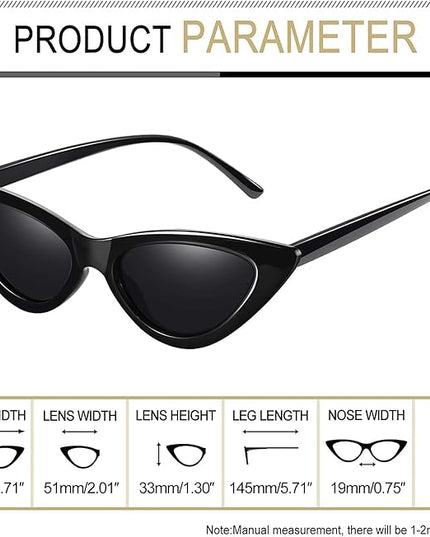 Joopin Polarized Cat Eye Sunglasses for Women Vintage Cateye Sun Glasses UV400 Protection