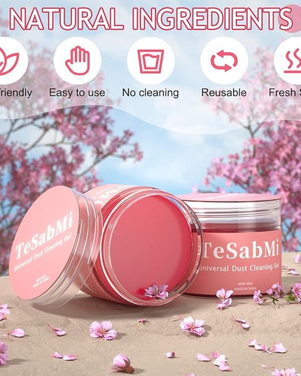 Car Cleaning Gel Car Cleaning Putty Car Putty Car Interior Cleaner Car Slime Car Detailing Kit Car Accessories Gifts for Men Women Stocking Stuffers Pink