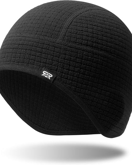 Skull Cap Helmet Liner, Winter Thermal Cycling Cap for Men & Women, Lightweight Cycling Hat for Biking Running Outdoor Work