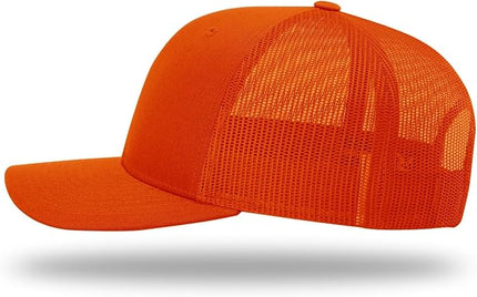 Richardson 112 Trucker Hat - Premium Adjustable Snapback Hat - Structured Six Panel Richardson Blank Caps