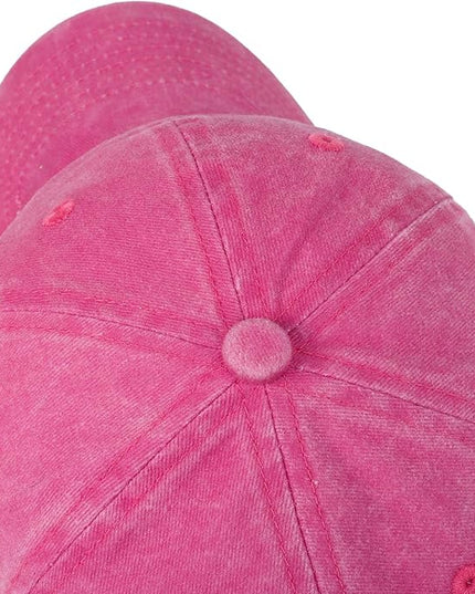 HH HOFNEN Men Women Washed Distressed Twill Cotton Baseball Cap Vintage Adjustable Dad Hat