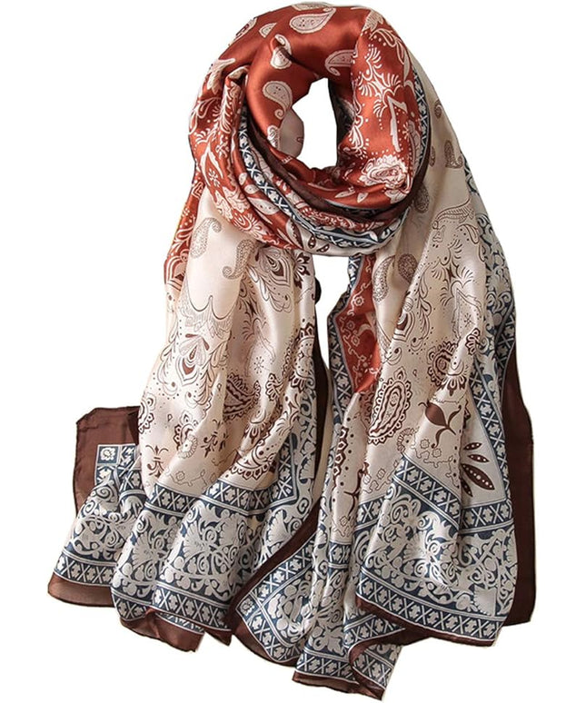 Silk Scarf Mulberry Silk Fashion Scarves Long Lightweight Shawl Wrap …