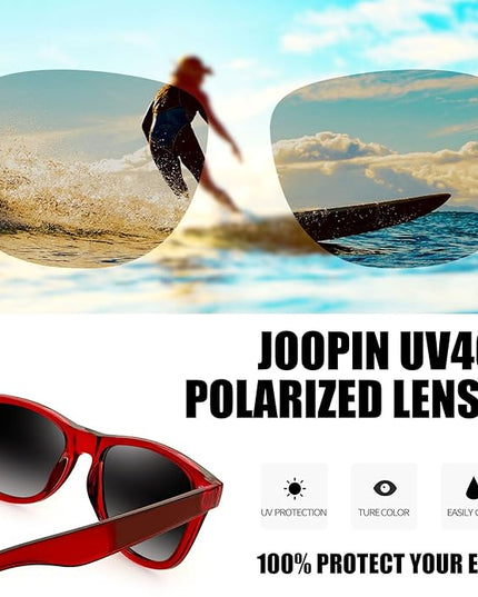 Joopin Square Sunglasses Polarized UV Protection Trendy Designer Sun Glasses Men Women