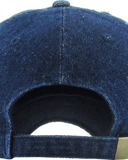 KBETHOS Vintage Washed Distressed Cotton Dad Hat Baseball Cap Adjustable Polo Trucker Unisex Style Headwear