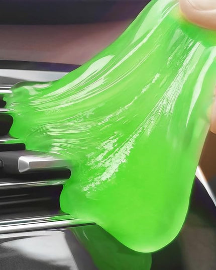 Car Cleaning Gel Clean Putty Car Interior Cleaner Slime Auto Detail Tools Kit Supplies Car Accessories Christmas Stocking Stuffers Gifts for Men Women White Elephant Gifts Adults Teens (green)