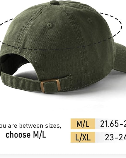 FURTALK Baseball Cap Men Mountain Embroidery Dad Hat Unstructured Soft Vintage Washed Cotton Outdoor Hats for Men