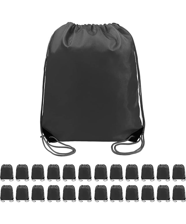 BeeGreen Drawstring Backpack Bags 20,30,50 Packs Reflective String Bags for Gym Sport Trip Cinch Sack DIY for Women Men