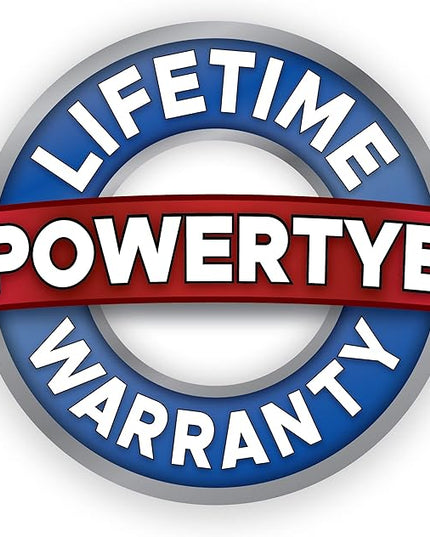 PowerTye 1in x 4ft Utility Lashing Strap - Made in USA - 150 lb. Working Load Limit / 450 lb. Breaking Strength, Orange (4-Pack)