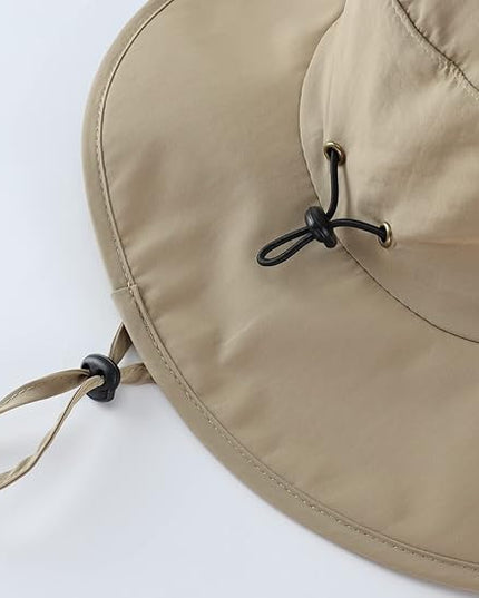 Home Prefer UPF50+ Mens Sun Hat Wide Brim Fishing Hat for Men UV Protection Womens Beach Bucket Hat for Golf Hiking Gardening
