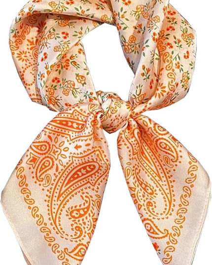 Satin Bandana Headscarf for Women Silky Hair Scarves for Fashion Lightweight
