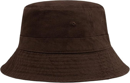 Hot Summer Bucket Hat - Trendy Cotton Sun Hat for Beach, Golf, Fishing - Fun Outdoor Vacation Boonie for Men and Women