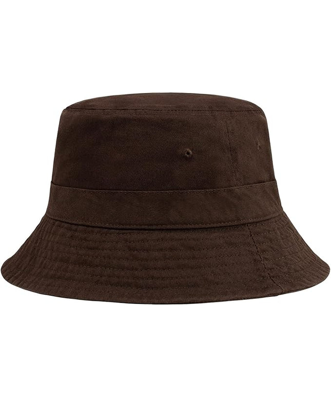 Hot Summer Bucket Hat - Trendy Cotton Sun Hat for Beach, Golf, Fishing - Fun Outdoor Vacation Boonie for Men and Women