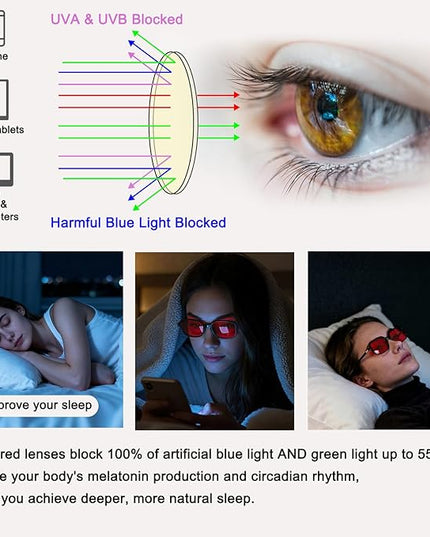 LIKSMU Blue Light Blocking Glasses for Woman Men Blue light Blocker Eyewear Trendy Rectangle Small Eyeglasses, 2pack