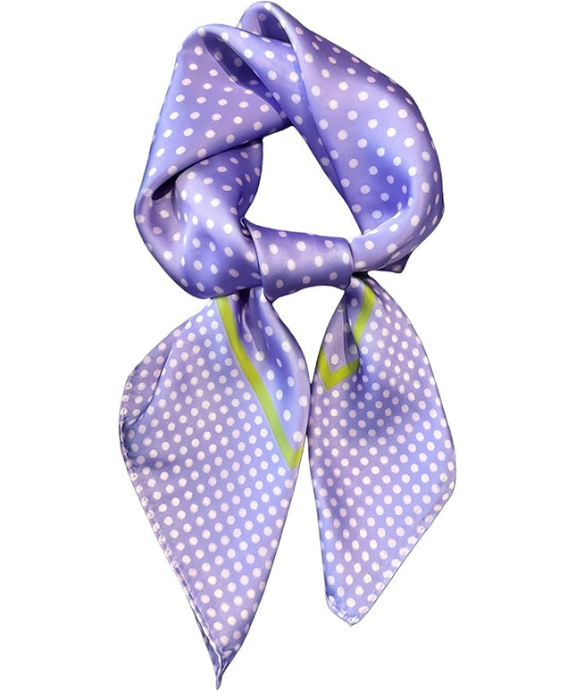 MINIDORA Satin Scarves for Women 27.5 × 27.5 inches Medium Square Elegant Silk Feeling Head Scarf