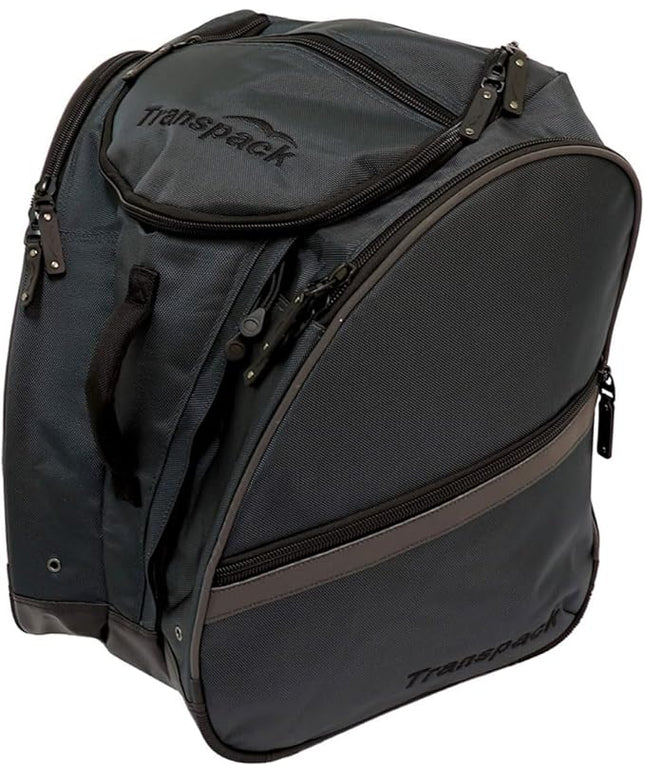 TRANSPACK COMPETITION TRV Ballistic Pro Unisex Water-Resistant 59L Ski/Snowboard Boot Helmet Goggles & Gear Backpack Bag, Ocean W/Charcoal