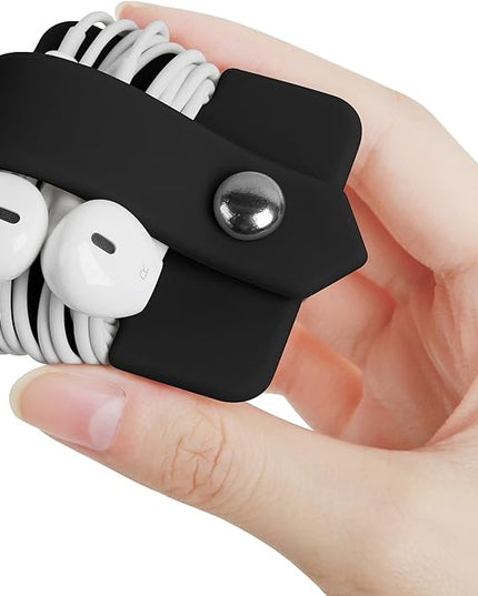 Cord Organizer Earbuds Holder Earphones Wrap Headset Headphone Wrap Winder Cord Manager Cable Winder Set of 2