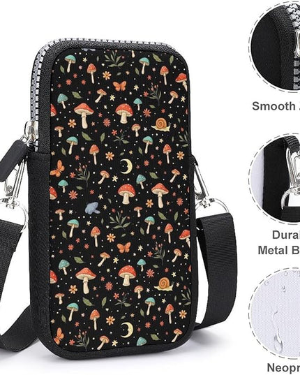 Small Crossbody Bags for Men, Cool Lightweight Sling Phone Pouch, Slim Cell Phone Purses