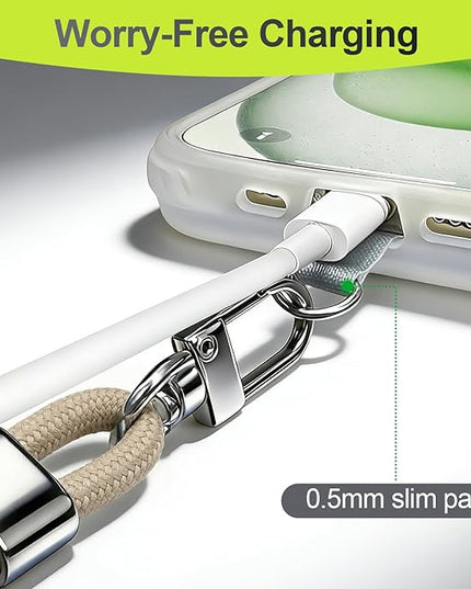 Phone Lanyard & Phone Wrist Strap, 3 in 1 Adjustable Anti Theft Phone Strap for Travel Hiking Cycling Climbing