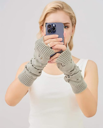 Arm Warmers Fairy Grunge Fingerless Punk Goth Emo Gloves Y2K Accessories Cottagecore