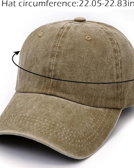 YeeHeen Ponytail Baseball Cap for Women High Messy Bun Caps Washed Cotton Hats
