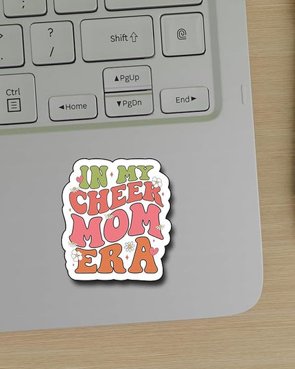 (3Pcs) in My Cheer Mom Era Sticker, Decorate Books Laptop Phone, Cheer Mom Era Water Bottles Kindles Stickers, Tumbler Sticker Waterproof Vinyl Decorate Sticker 3" Inch