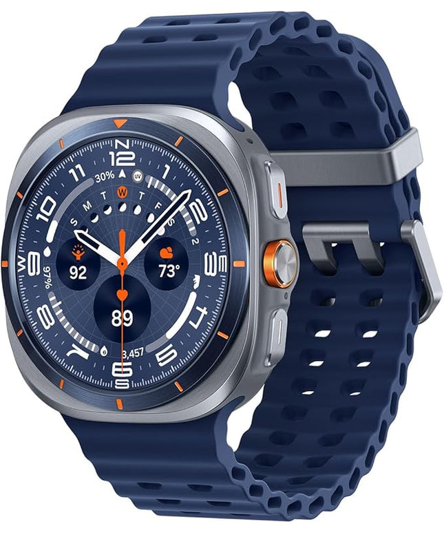 Samsung Galaxy Watch Ultra (2025) 47mm LTE Smartwatch, Titanium Casing, Advanced Sleep Coaching, Running Coach, Energy Score, Heart Rate Tracking, GPS, Titanium Blue [US Version, 2 Yr Warranty]