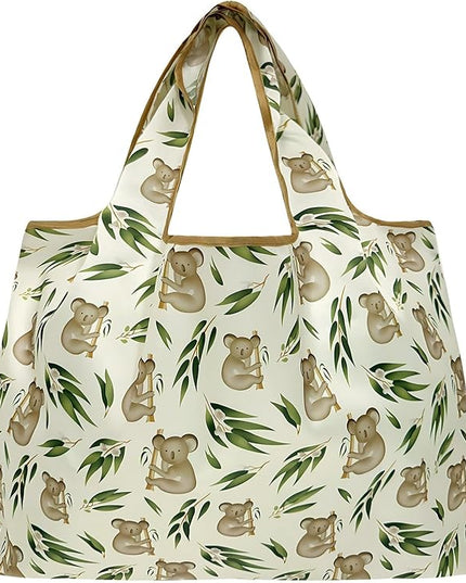 allydrew Large Foldable Tote Nylon Reusable Grocery Bags