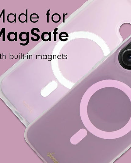 Sonix Case for iPhone 16 | Compatible with MagSafe | 10ft Drop Tested | Jelly Pink