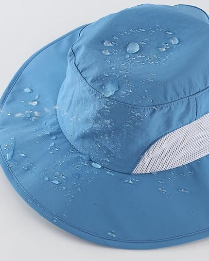 Home Prefer UPF50+ Mens Sun Hat Wide Brim Fishing Hat for Men UV Protection Womens Beach Bucket Hat for Golf Hiking Gardening