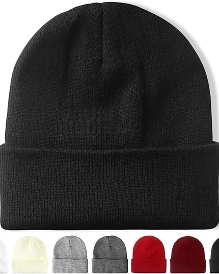 NPQQUAN Beanie for Men Women Winter Hats for Mens Beanie Cuffed Knit Beanies Skull Cap