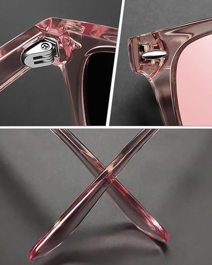 Joopin Square Sunglasses Polarized UV Protection Trendy Designer Sun Glasses Men Women
