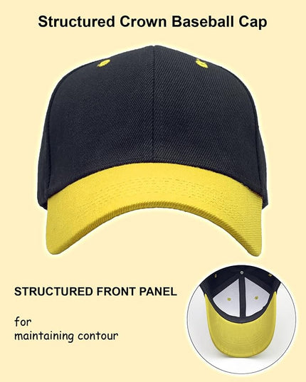 Utmost Structured Baseball Cap with Adjustable Closure - Performance Hat for Outdoor Activities