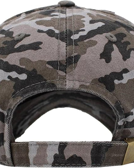 KBETHOS Vintage Washed Distressed Cotton Dad Hat Baseball Cap Adjustable Polo Trucker Unisex Style Headwear